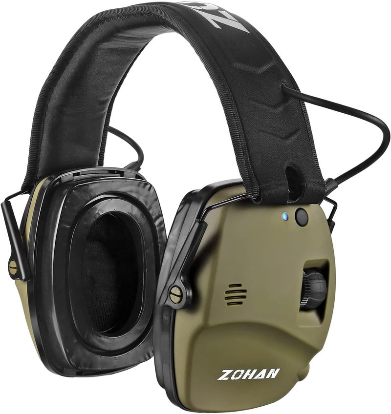 Zohan 035 Bluetooth 5.4 Shooting Ear Protection Earmuff, Active Noise Canceling, Hearing Protection with Sound Amplification - Image 1